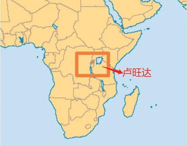 卢旺达地图